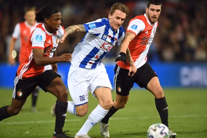 Heerenveen nhận trận thua đầu tiên khi trở lại giải VĐQG Hà Lan sau kỳ nghỉ đông. Ảnh: Heerenveen