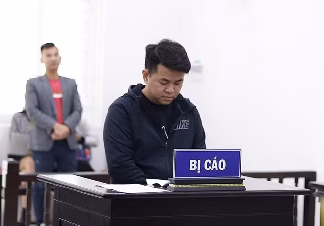 Bị cáo Nghĩa tại phiên xử.