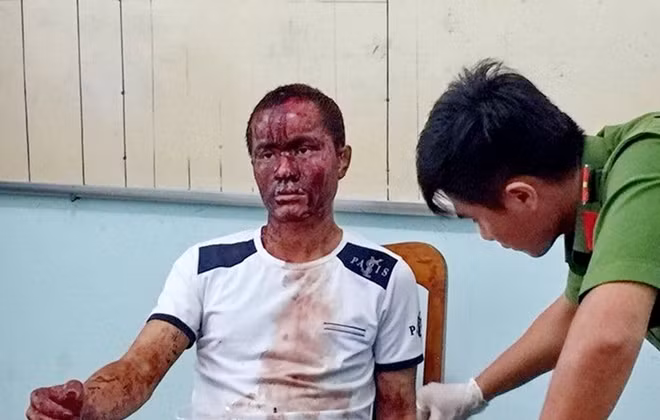Nguyễn Văn Tân – kẻ đã chém chết bà nội và mẹ ruột ở xã Nhơn Sơn, huyện Ninh Sơn, tỉnh Ninh Thuận.