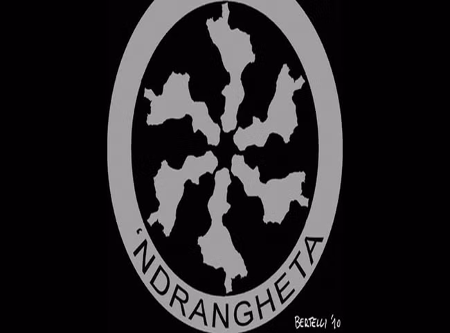 Biểu tượng của băng 'Ndrangheta.