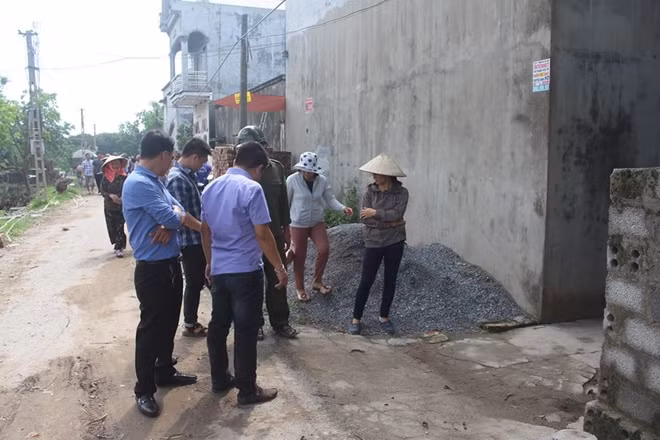 Hiện trường nơi ông Bé bị sát hại.