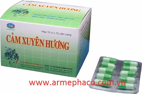 Sở Y tế thành phố Đà Nẵng thông báo đình chỉ lưu hành thuốc trên địa bàn thành phố Đà Nẵng viên nang Cảm xuyên hương.