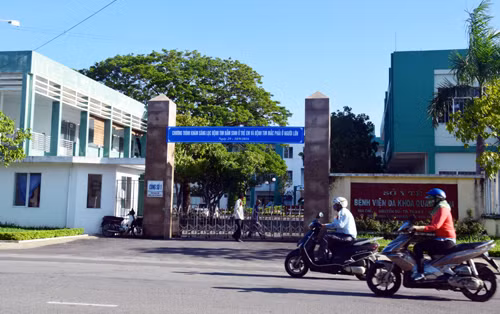 Bệnh viện Đa khoa Quảng Nam nơi bác sĩ Khoa làm việc. Ảnh: Đắc Thành.
