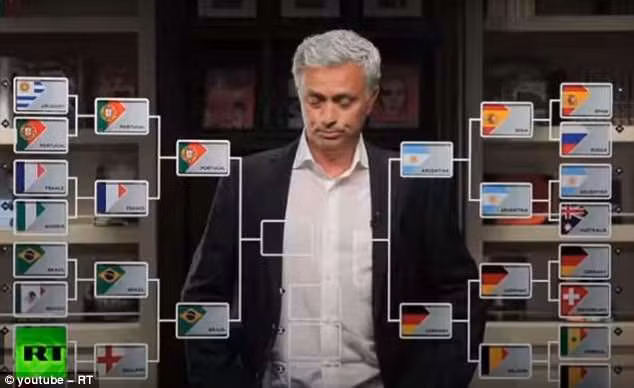 Mourinho dự đoán kết quả World Cup 2018.