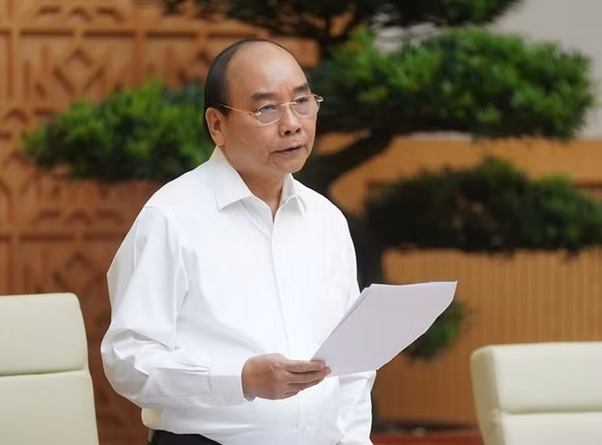 Thủ tướng Nguyễn Xuân Phúc nhấn mạnh tinh thần không lùi bước trước khó khăn. Ảnh: VGP/Quang Hiếu