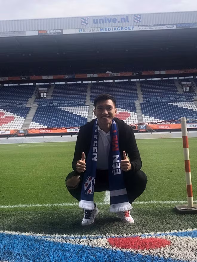 Đoàn Văn Hậu sắp hoàn tất thủ tục để chính thức gia nhập CLB Heerenveen (Hà Lan). Ảnh: HaNoi FC.