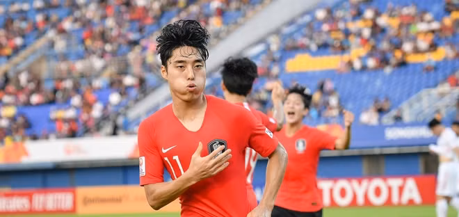 U23 Hàn Quốc là đội đầu tiên giành quyền vào tứ kết U23 châu Á 2020. Ảnh: AFC.