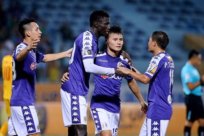 Hà Nội FC có một năm thi đấu thành công. Ảnh: Hanoi FC.