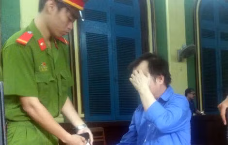 Bị cáo Tâm trước giờ xét xử.