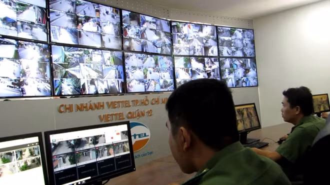 Hệ thống camera an ninh tại TP Hồ Chí Minh nhận dạng đối tượng và phương tiện nghi vấn, phục vụ công tác đảm bảo an ninh trật tự.