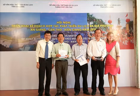 Thúc đẩy hợp tác du lịch ba tỉnh Đồng bằng sông Cửu Long 2016
