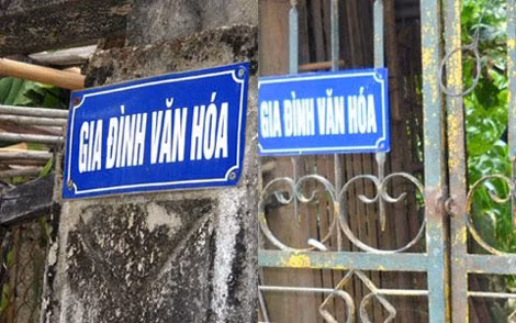 "Gia đình văn hóa" và những giá trị thực