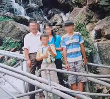 Gia đình hạnh phúc của anh Đ., chị H..