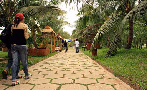 Tập đoàn Vingroup sẽ xây dựng sân golf 18 lỗ trên cồn Ấu (ảnh minh họa).