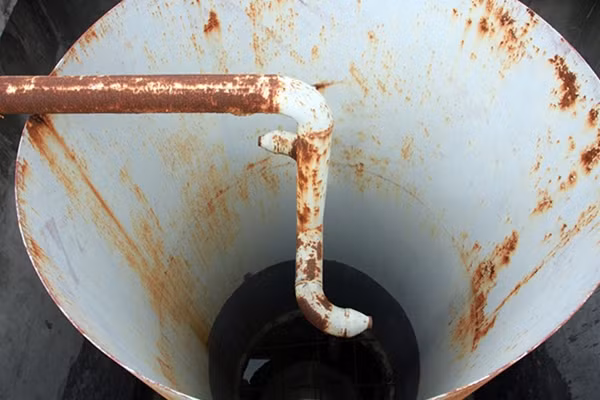 Bể lọc nước khô hạn.
