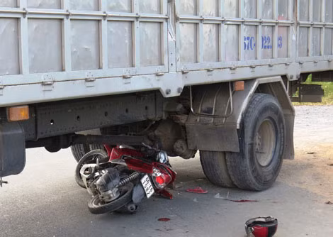 Hiện trường vụ tai nạn.