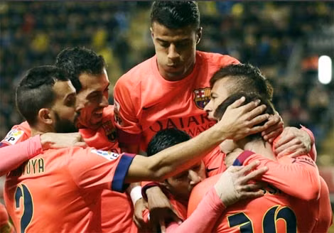 Thắng Villarreal - Barcelona lần thứ 2 liên tiếp góp mặt tại chung kết Cúp Nhà Vua TBN (ảnh: Goal.com)