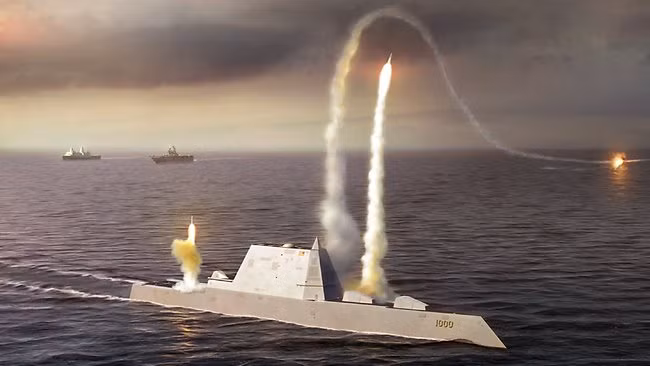 Zumwalt được trang bị nhiều vũ khí hiện đại, đặc biệt đạn LRLAP có giá 800.000 USD/viên