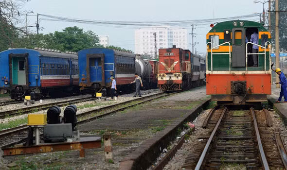 Đường sắt Việt Nam (Ảnh: Express Daily)