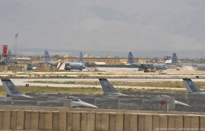 Sân bay quân sự Bagram (Ảnh: Khamma Press)