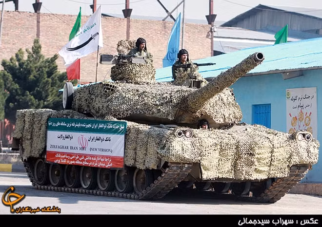Xe tăng Zulfiqar của quân đội Iran (Ảnh: Fars News)