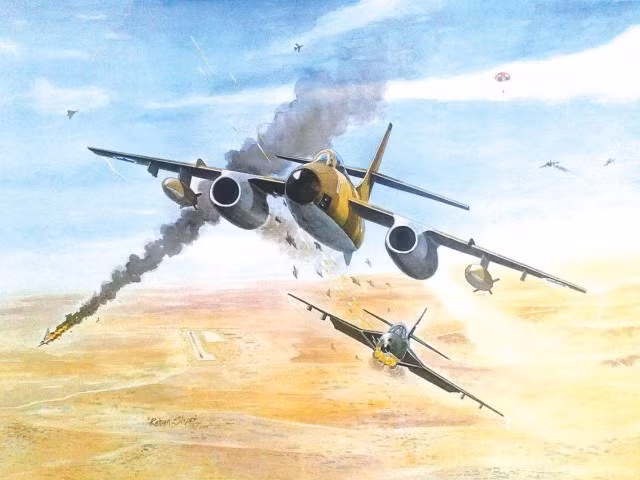 Minh họa: Israel tuyên bố Syria bắn tên lửa, nhưng không trúng 2 máy bay IAF