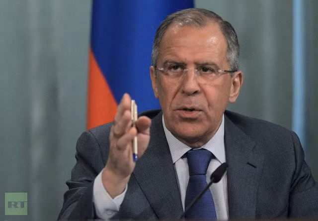 Ngoại trưởng Nga Lavrov (Ảnh: RT)