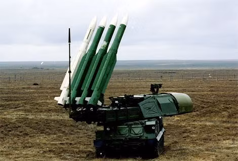 Tên lửa BUK phiên bản 1986.