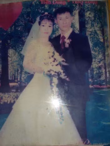 Vợ chồng anh Nguyễn Thế Dũng.