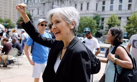 Bà Jill Stein, ứng cử viên Đảng Xanh.