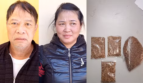 Vinh, Liên cùng số “thuốc” bệnh trọng giả.