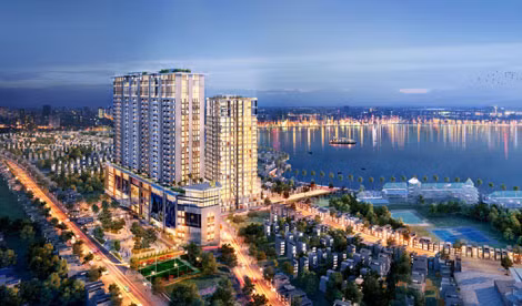 Toàn cảnh dự án Sun Grand City Thuy Khue Residence.