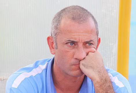 HLV Guillaume Graechen khi còn dẫn dắt Hoàng Anh Gia Lai dự V.League. Ảnh: H.M