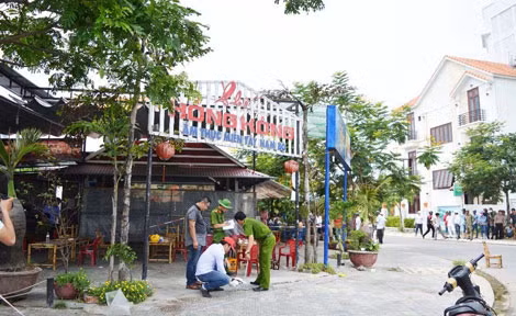 Hiện trường vụ thiếu nữ sát hại bạn nhậu rạng sáng 8-6.