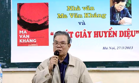 Nhà văn Ma Văn Kháng. Nhà văn Ma Văn Kháng.