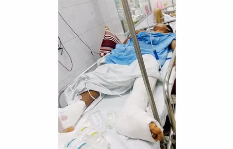 Bệnh nhân Trần Văn Thảo.