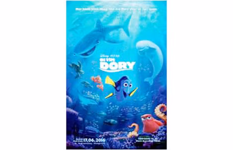 Poster phim "Finding Dory" tại Việt Nam.