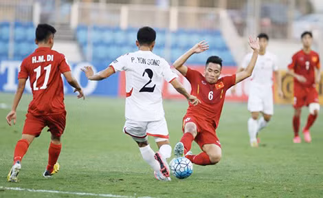 Cầu thủ U.19 Việt Nam thi đấu cháy mình trong cả 3 trận vòng bảng. Ảnh: H.M.