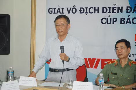 Ông Phạm Đức Thành, Tổng Thư ký Liên đoàn Bóng bàn Việt Nam, Phó ban tổ chức thông tin một số nội dung của Giải đấu. Ông Phạm Đức Thành, Tổng Thư ký Liên đoàn Bóng bàn Việt Nam, Phó ban tổ chức thông tin một số nội dung của Giải đấu.