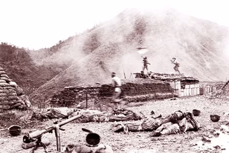 Trận địa Thành cổ Quảng Trị năm 1972.