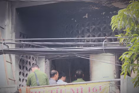 Hiện trường nơi xảy ra vụ việc. Hiện trường nơi xảy ra vụ việc.