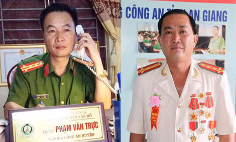 Đại tá Phạm Văn Trực và Đại tá Bùi Bé Năm.
