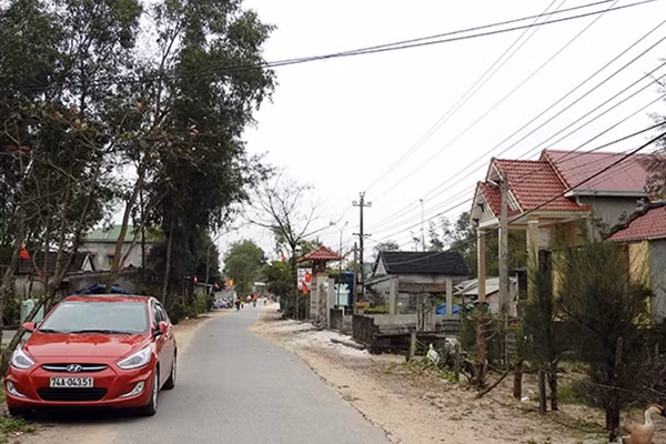 Một góc làng biển An Hội.