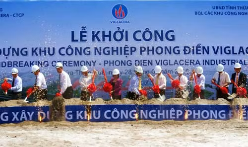 Lễ khởi công, động thổ xây dựng Khu công nghiệp Phong Điền – Viglacera.