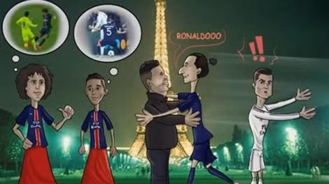 PSG đón chào Ronaldo nào?