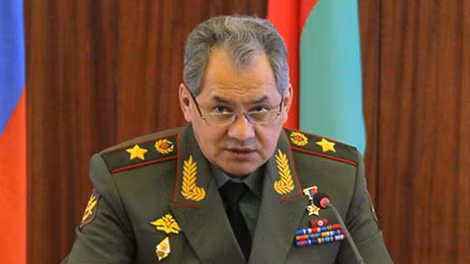 Bộ trưởng Quốc phòng Nga Sergei Shoigu.