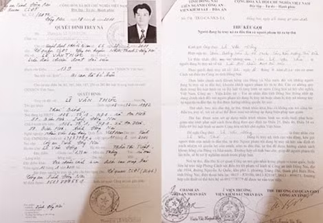 Lệnh truy nã đối tượng Lê Văn Thức và Thư kêu gọi Lê Văn Thức ra đầu thú của liên ngành Công an – Viện Kiểm sát- Tòa án tỉnh Đồng Nai.