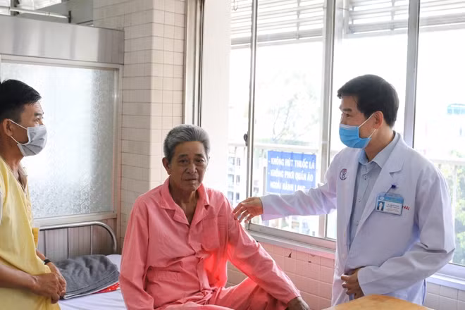 Bệnh nhân đã ổn định sức khoẻ sau ca phẫu thuật.