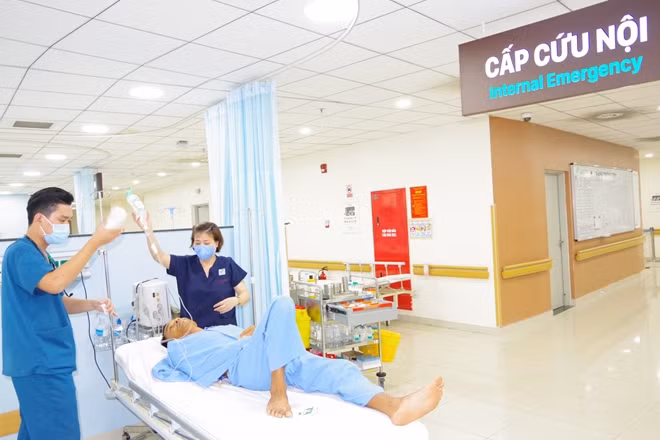 Thoát nguy kịch, bệnh nhân đang được chăm sóc tại Bệnh viện 175.