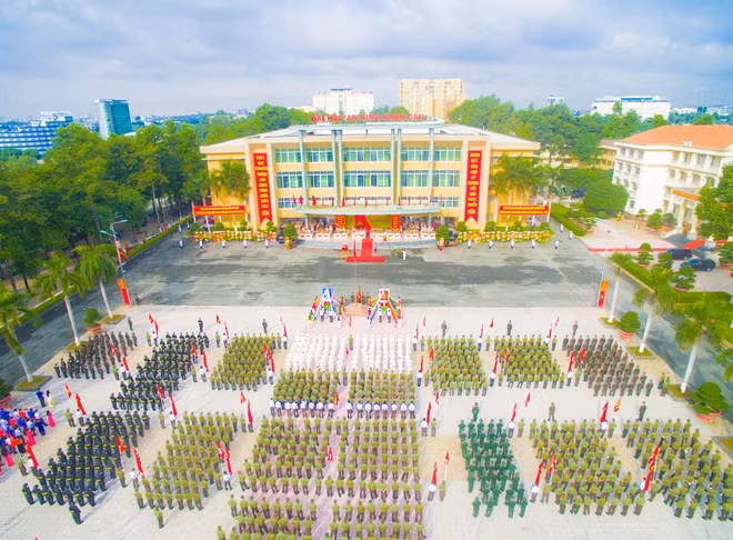 Toàn cảnh buổi lễ Khai giảng năm học mới 2020-2021 của trường ĐH ANND.